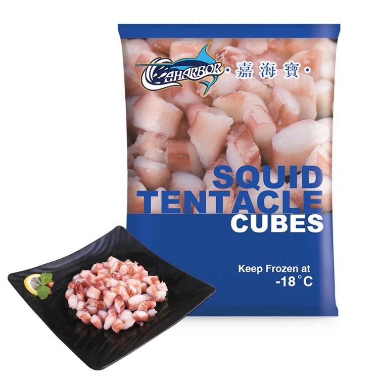 Cubs de calamars congelats